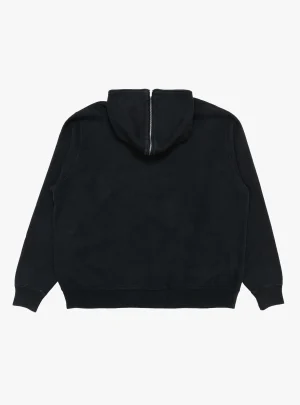 A.PRESSE Sailor Half Zip Hoodie - Black