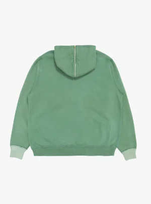 A.PRESSE Sailor Half Zip Hoodie - Green