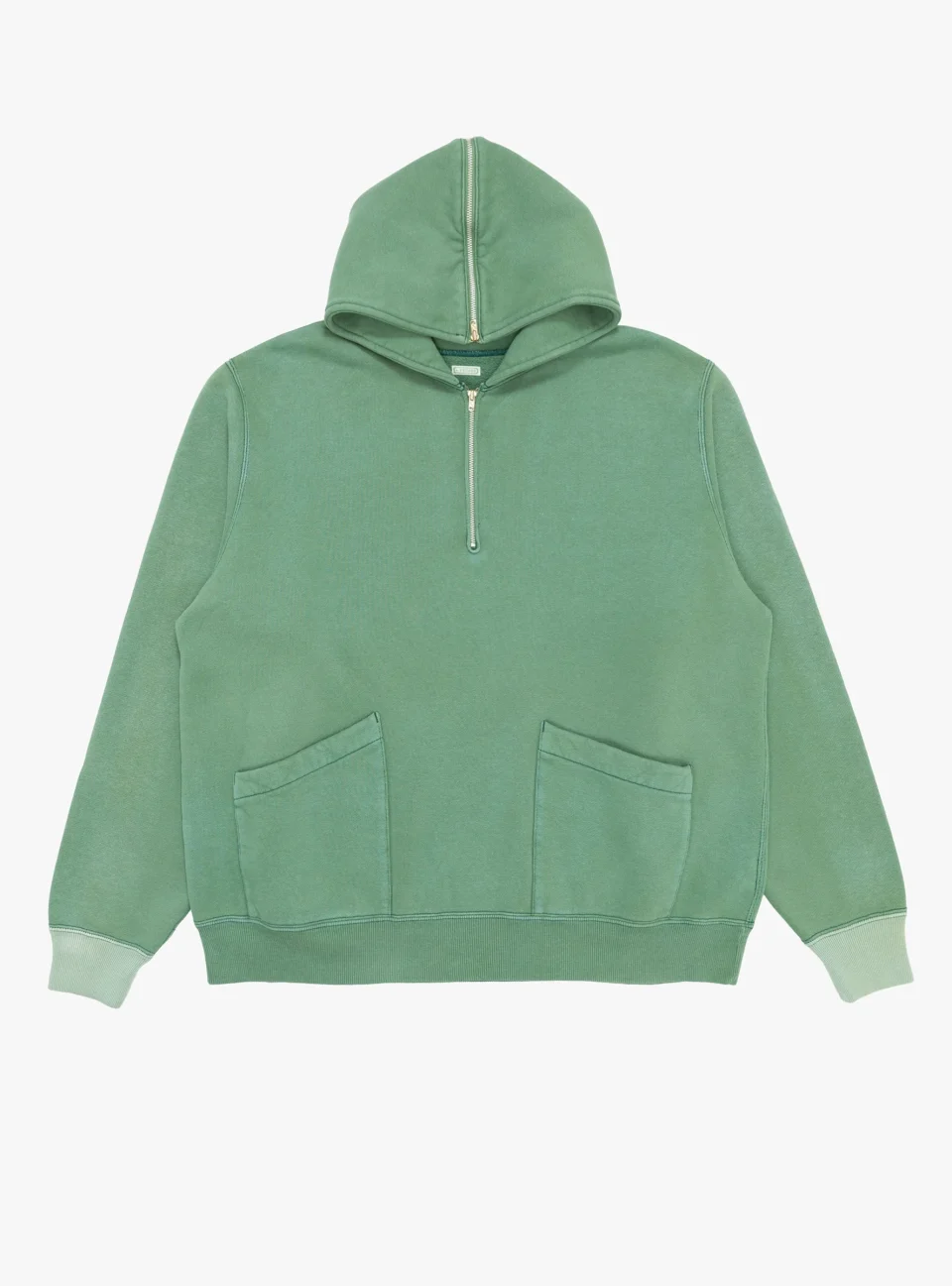 A.PRESSE Sailor Half Zip Hoodie - Green