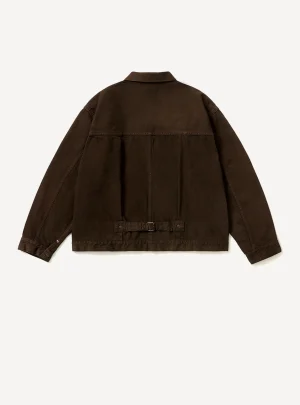 A.Presse 1st Type Denim Jacket - Brown - Back