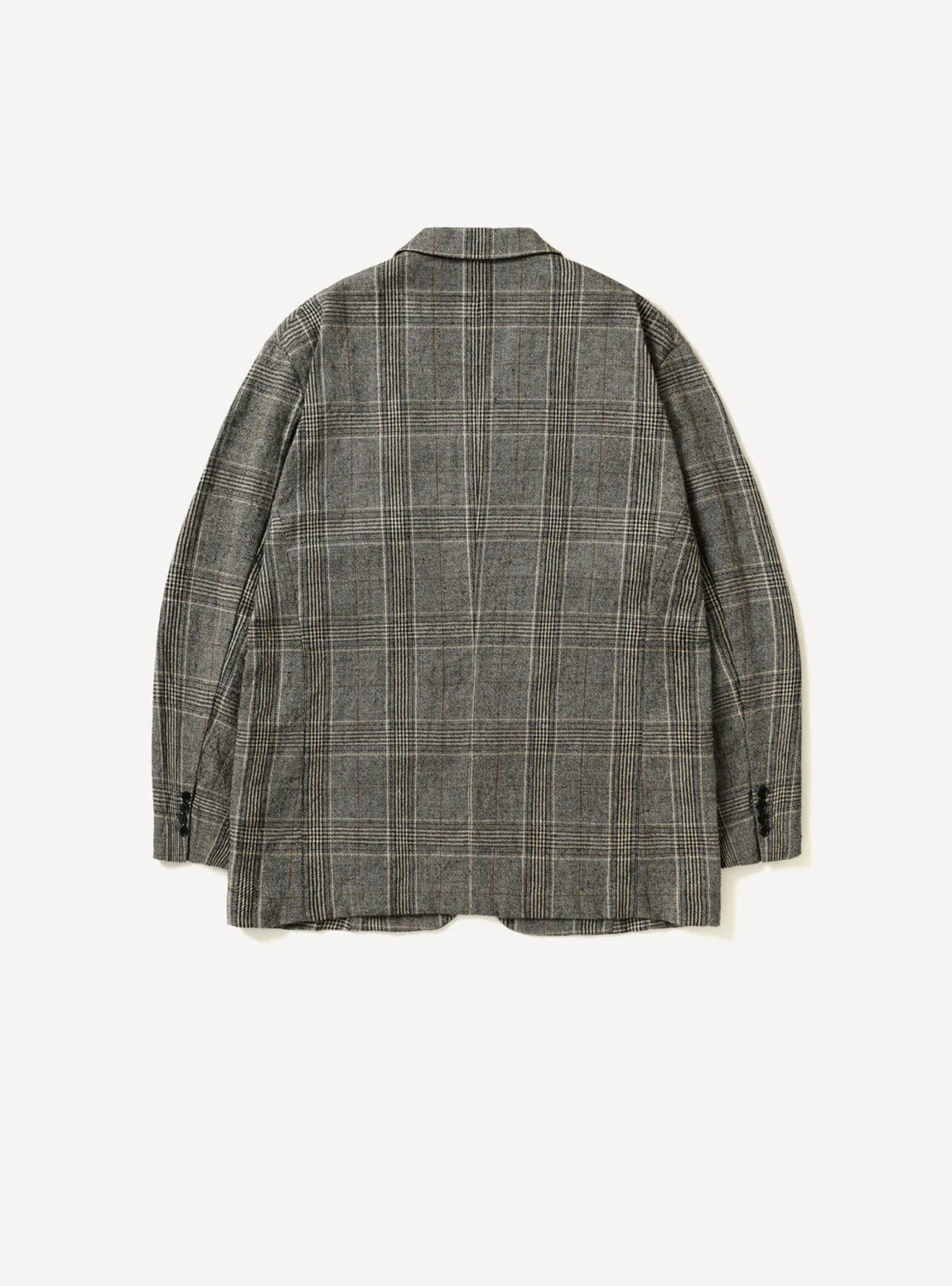 A.Presse Washed Alpaca Linen Tweed Jacket - Grey