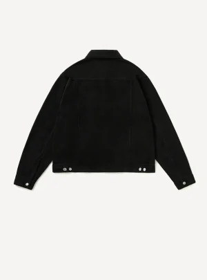 A.Presse Washed Silk Cotton Pique 3rd Type Jacket - Black
