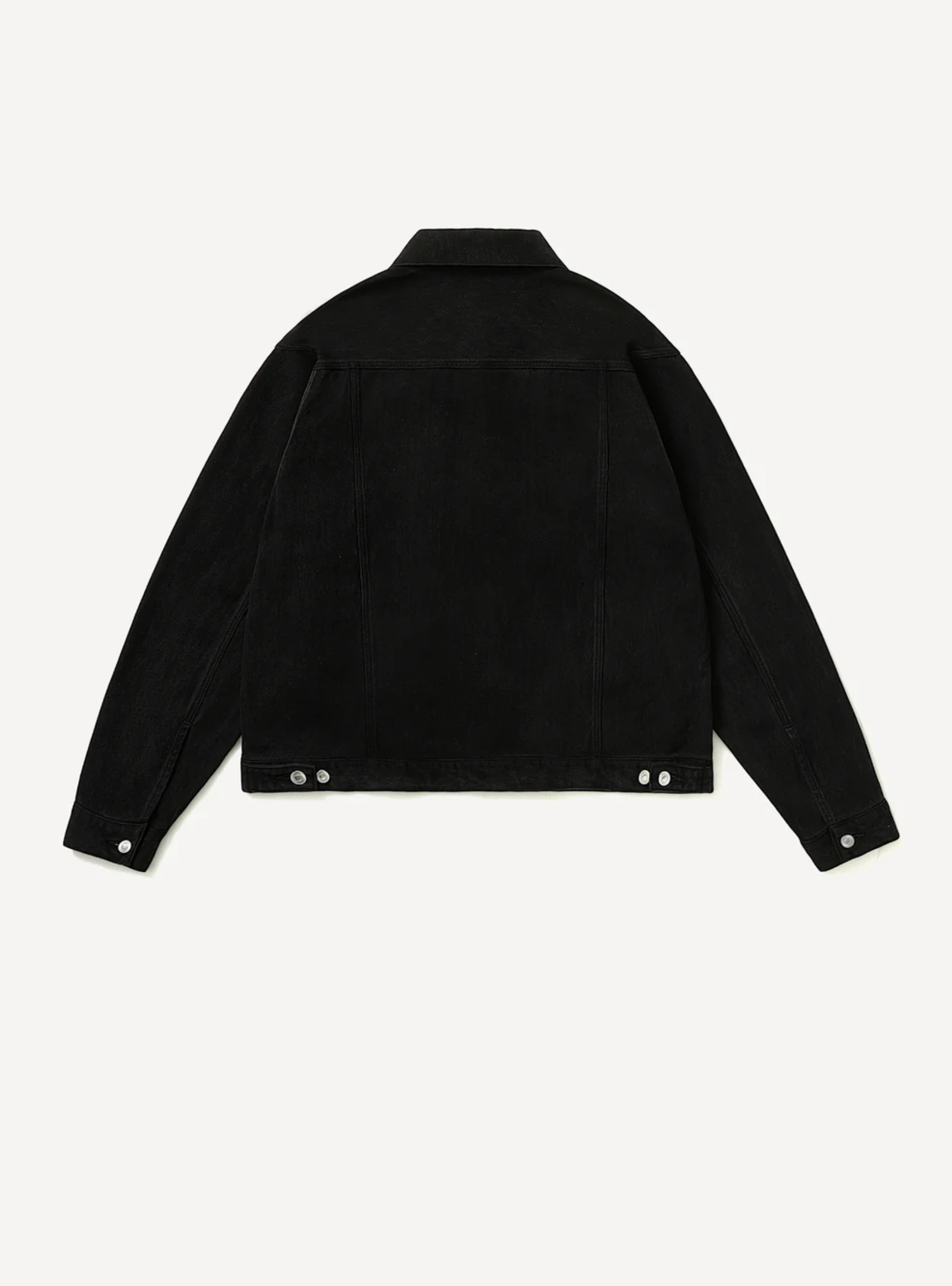 A.Presse Washed Silk Cotton Pique 3rd Type Jacket - Black