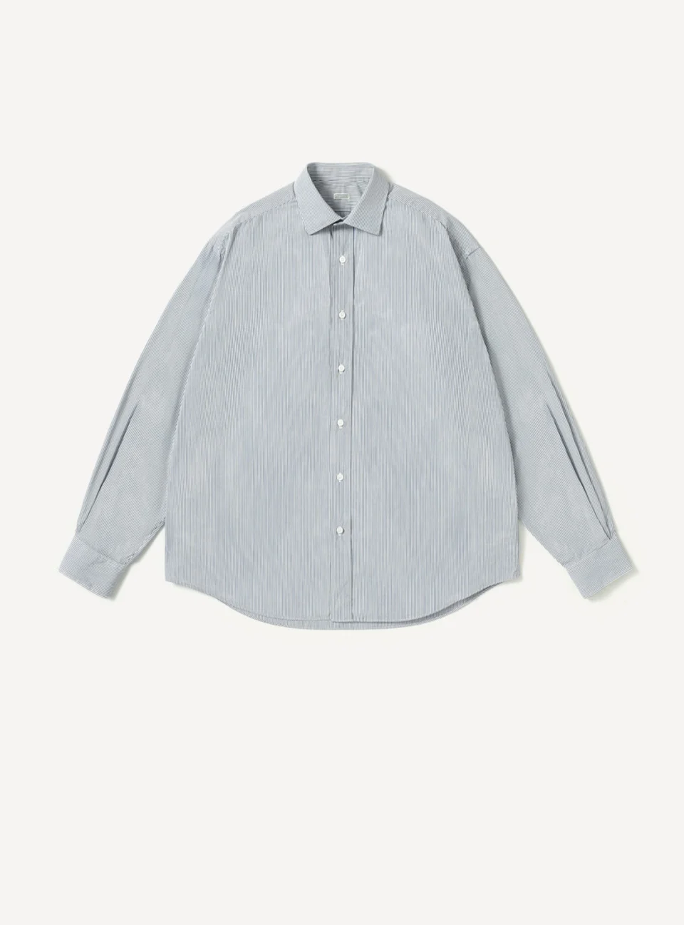 A.Presse Spread Collar Shirt - Grey