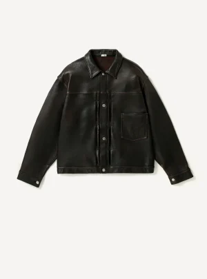 A.Presse Vintage Leather 1st Type Jacket - Brown
