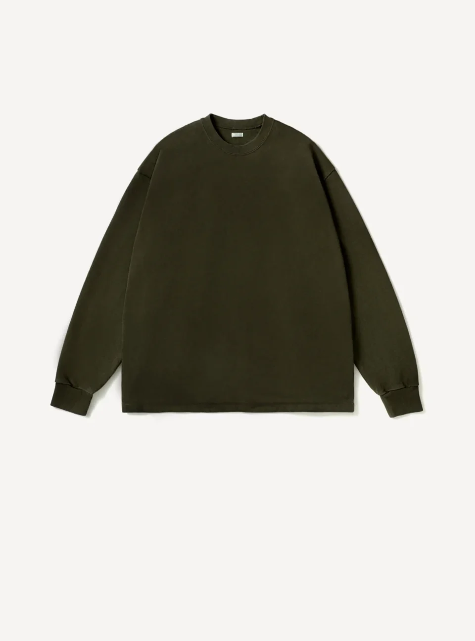 A.Presse Vintage Long Sleeve Shirt - Olive