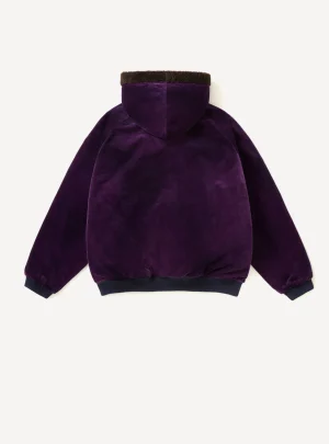 A.Presse Vintage Souvenir Velour Hooded Jacket