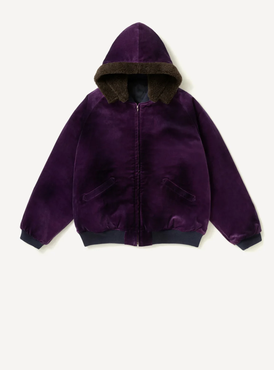 A.Presse Vintage Souvenir Velour Hooded Jacket