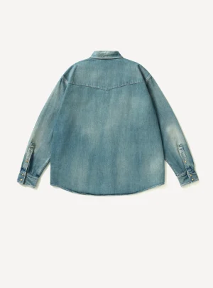 A.Presse Vintage Western Denim Shirt - Indigo