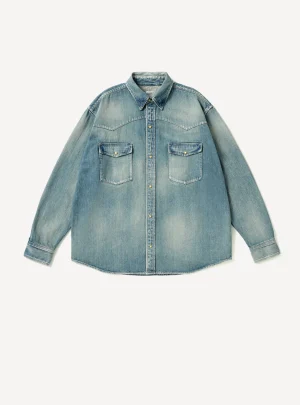 A.Presse Vintage Western Denim Shirt - Indigo