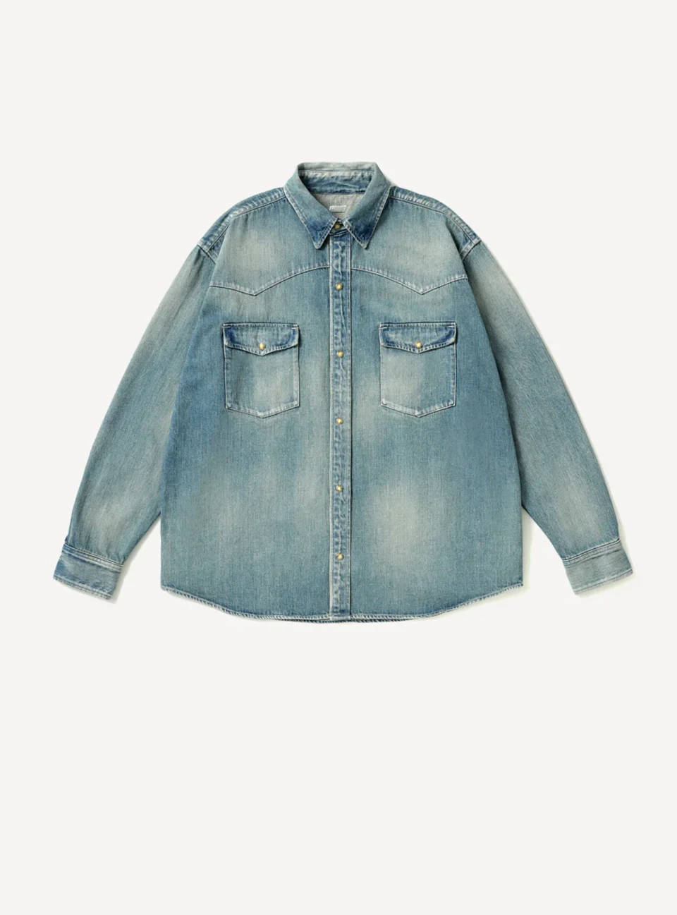 A.Presse Vintage Western Denim Shirt - Indigo