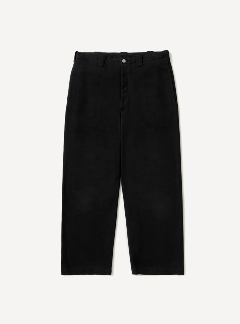 A.Presse Silk Nep Trouser - Black - Front Side