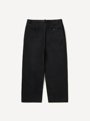 A.Presse Type.3 Chino Trouser - Black - Back Side