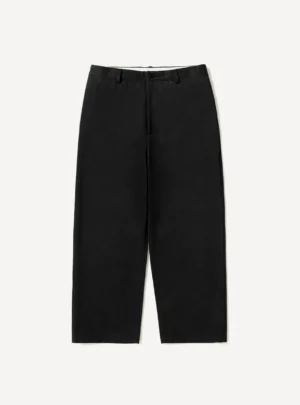 A.Presse Type.3 Chino Trouser - Black - Front Side