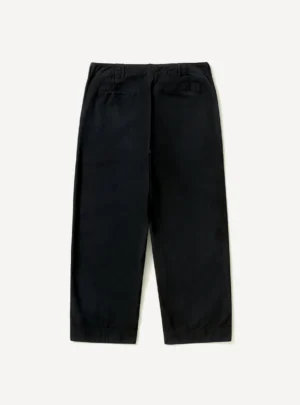 A.Presse Vintage Chino Trouser - Black - Back Side