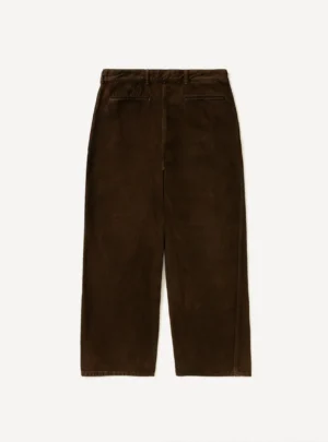 A.Presse Vintage Denim Work Pant - Brown - Back Side