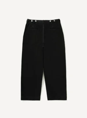 A.Presse Vintage Motorcycle Trouser - Black - Back Side