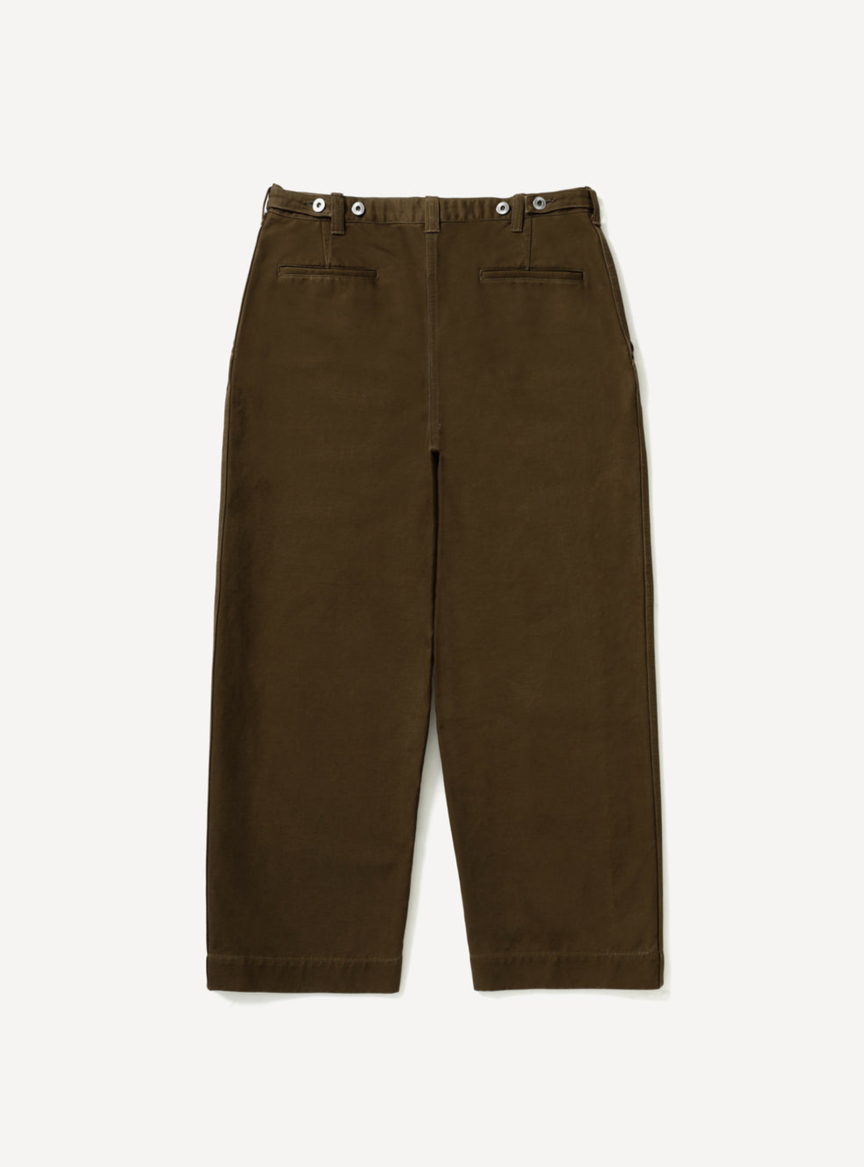 A.Presse Vintage Motorcycle Trouser - Brown - Back Side