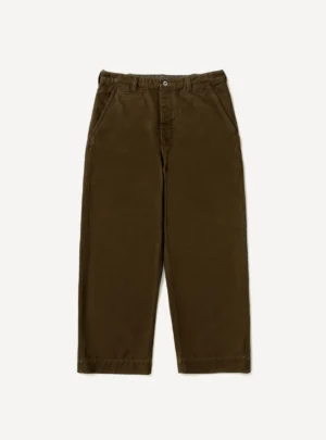 A.Presse Vintage Motorcycle Trouser - Brown - Front Side