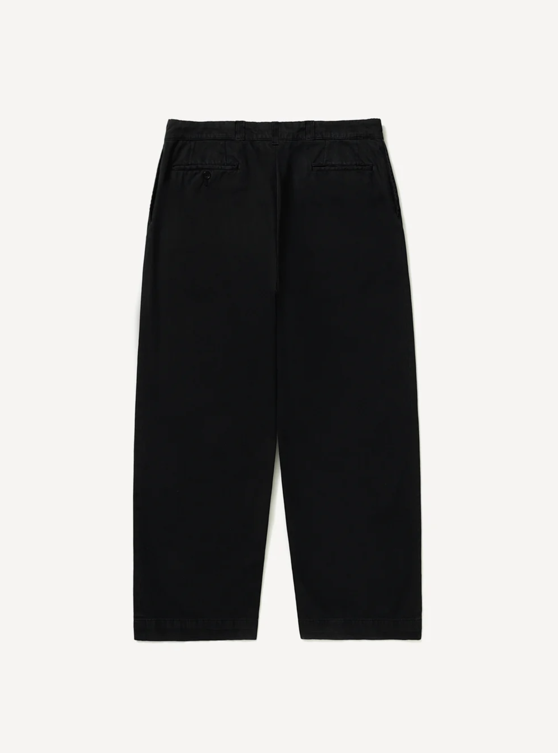 A.Presse Vintage Type.4 Chino Trouser - Black - Back Side