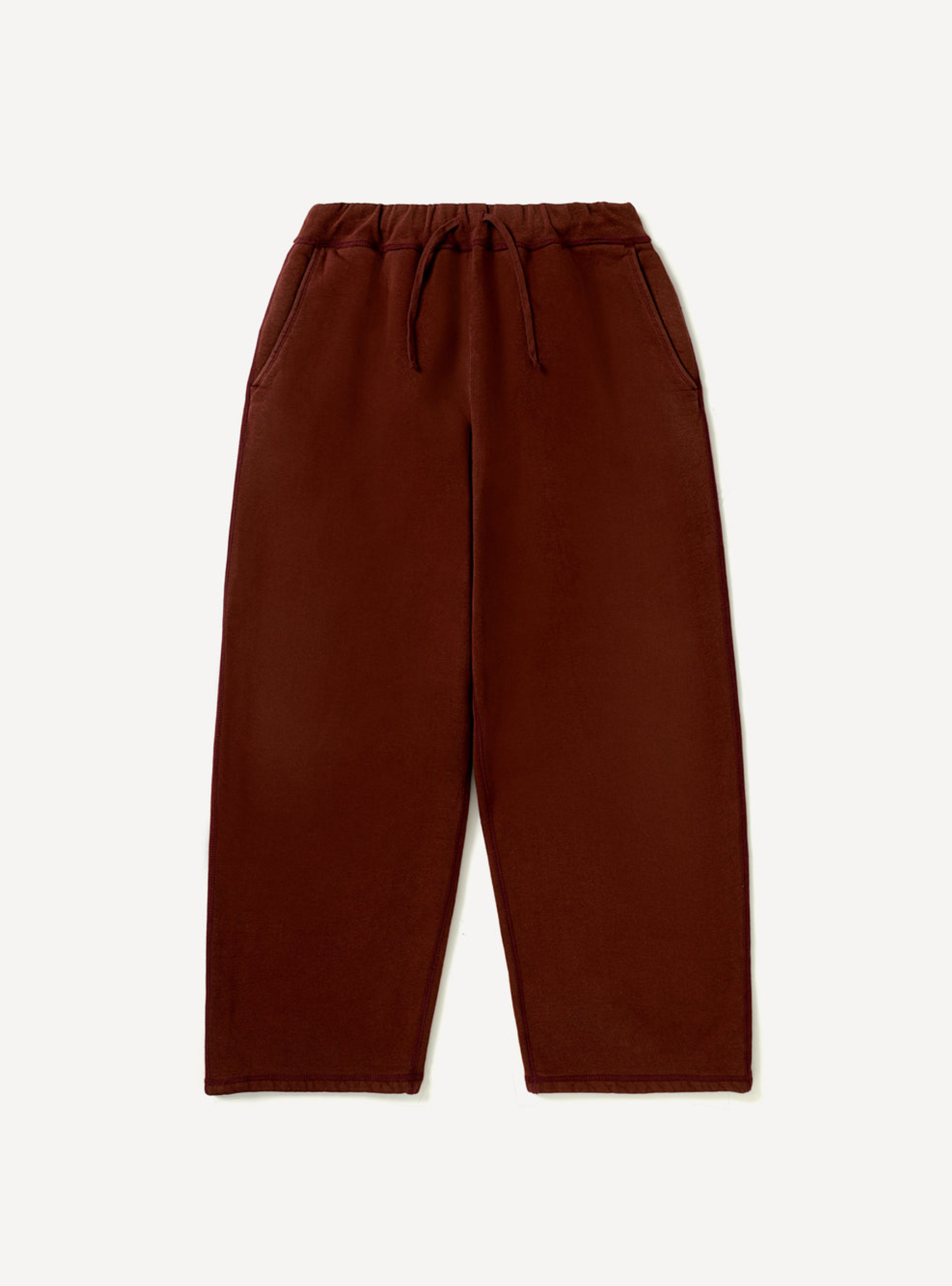 A.Pesse Vintage Sweat Pant - Burgundy - Front Side