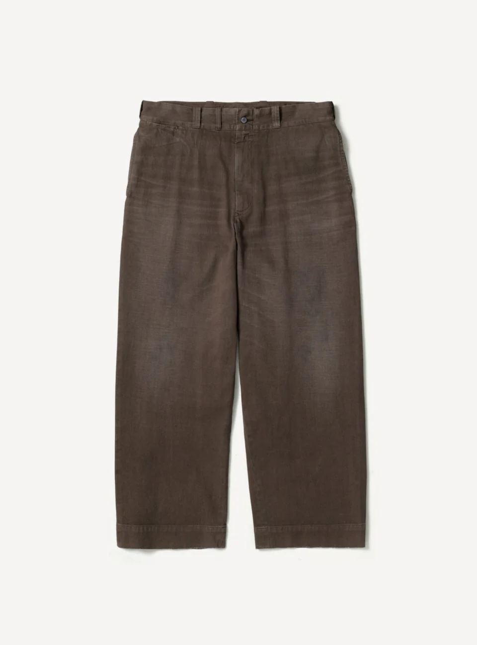 A.Presse Vintage Twill Work Pant - Brown - Front Side