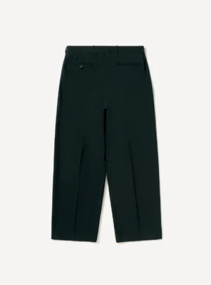 A.Presse Wool Rayon Wide Trouser - Navy - Back Side